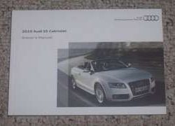 2010 Audi S5 Cabriolet Owner's Manual