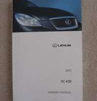 2010 Lexus SC430 Owner's Manual