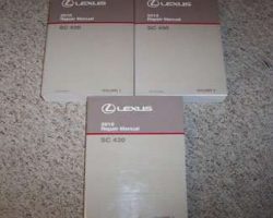 2010 Lexus SC430 Service Manual