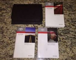 2010 Toyota Sienna Owner's Manual Set