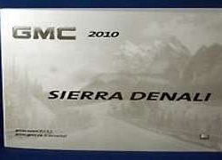 2010 GMC Sierra Denali Owner's Manual