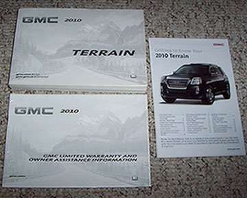 2010 GMC Terrain Owner's Manual Set