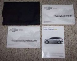 2010 Chevrolet Traverse Owner's Manual Set