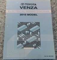 2010 Toyota Venza Electrical Wiring Diagram Manual