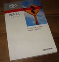 2010 Toyota Venza Navigation System Owner's Manual