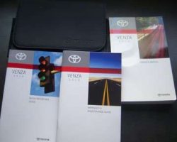 2010 Toyota Venza Owner's Manual Set