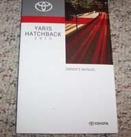 2010 Toyota Yaris Hatchback Owner's Manual