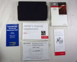 2010 Toyota Yaris Sedan Owner's Manual Set