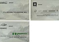 2010 GMC Yukon & Yukon XL Hybrid Owner's Manual Set
