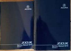 2010 Acura ZDX Service Manual
