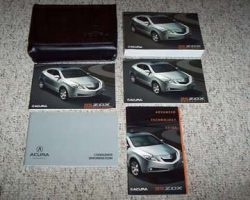 2010 Acura ZDX Owner's Manual Set