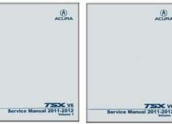2012 Acura TSX V6 Service Manual