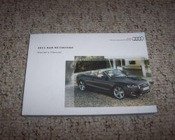 2011 Audi A5 Cabriolet Owner's Manual