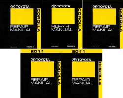 2011 Toyota Corolla Service Repair Manual