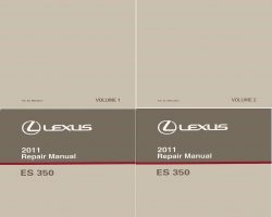 2011 Lexus ES350 Service Repair Manual