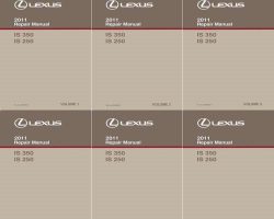 2011 Lexus IS250 & IS350 Service Manual