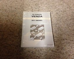 2011 Toyota Venza Electrical Wiring Diagram Manual