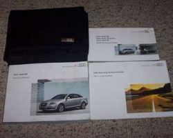 2011 Audi A6 Owner's Manual Set