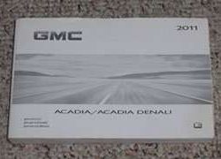 2011 GMC Acadia Owner's Manual