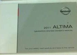 2011 Nissan Altima Navigation System Owner's Manual