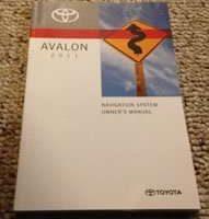 2011 Toyota Avalon Navigation System Owner's Manual