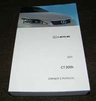 2011 Lexus CT200h Owner's Manual
