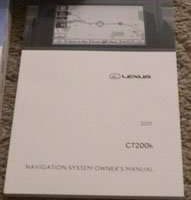 2011 Lexus CT200h Navigation System Owner's Manual