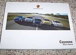 2011 Porsche Cayenne Owner Operator User Guide Manual