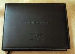 2011 Bentley Continental GT Owner's Manual