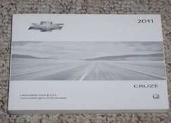 2011 Chevrolet Cruze Owner Operator User Guide Manual