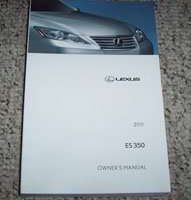 2011 Lexus ES350 Owner Operator User Guide Manual
