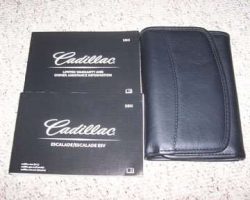 2011 Cadillac Escalade & Escalade ESV Including Navigation Owner's Manual Set