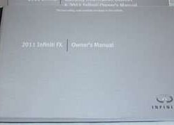 2011 Infiniti FX Owner Operator User Guide Manual