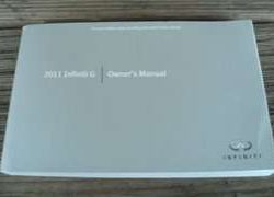 2011 Infiniti G Series Sedan Owner's Manual
