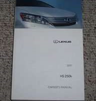 2011 Lexus HS250h Owner's Manual