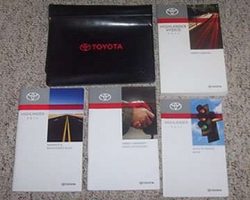 2011 Toyota Highlander Hybrid Owner's Manual Set