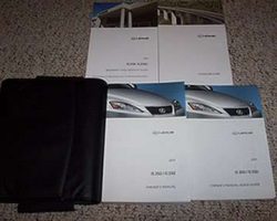 2011 Lexus IS350 & IS250 Owner's Manual Set
