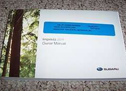 2011 Subaru Impreza Owner's Manual