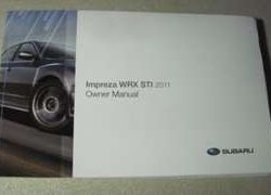 2011 Subaru Impreza WRX Sti Owner's Manual