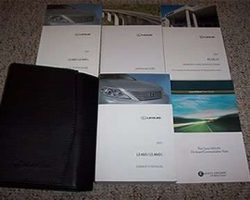 2011 Lexus LS460 & LS460L Owner's Manual Set