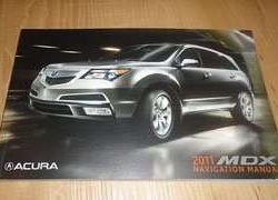 2011 Acura MDX Navigation System Owner's Manual