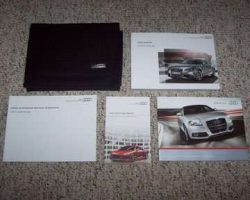 2011 Audi S4 Owner's Manual Set