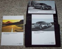 2011 Audi S5 Coupe Owner's Manual Set