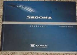 2011 Kia Sedona Owner's Manual