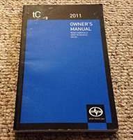 2011 Scion tC Owner's Manual
