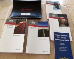 2011 Toyota Tacoma Owner's Manual Set