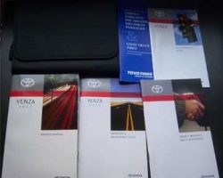 2011 Toyota Venza Owner's Manual Set