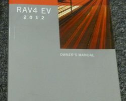 2012 Toyota Rav4 EV Owner's Manual