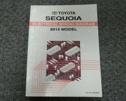 2012 Toyota Sequoia Electrical Wiring Diagram Manual