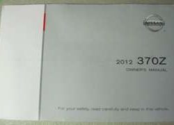 2012 Nissan 370Z Owner's Manual